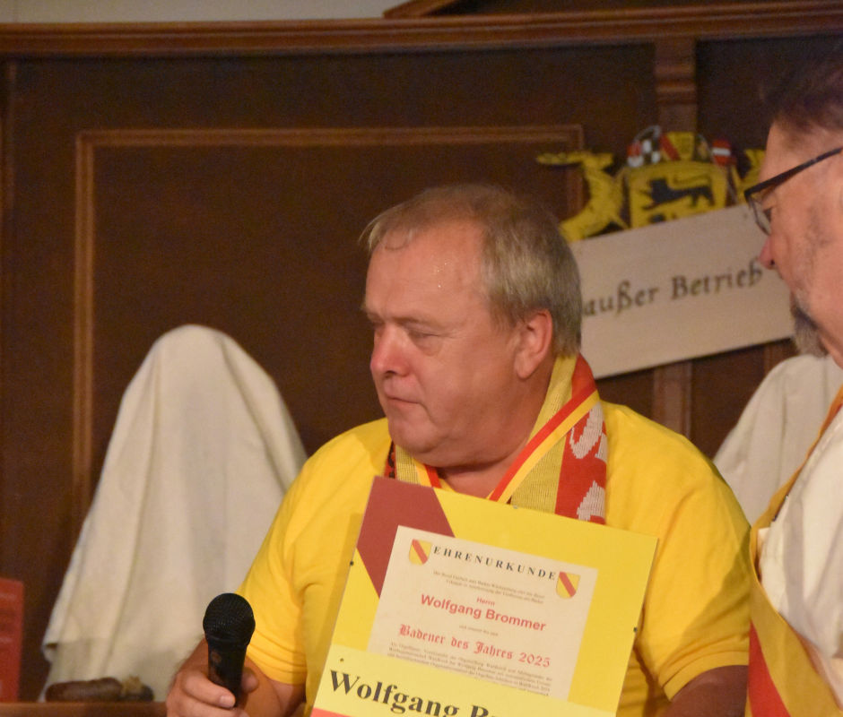 Ehrung Badener des Jahres 2025