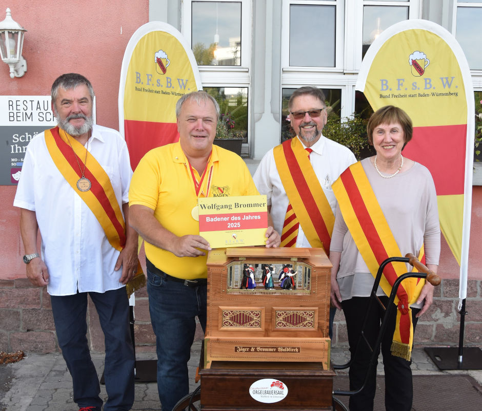 Ehrung Badener des Jahres 2025