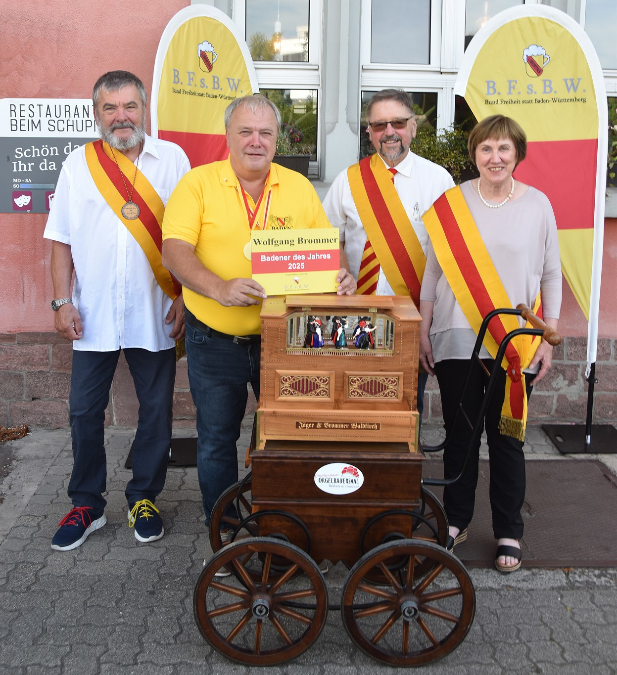 Wolfgang Brommer zum Badener des Jahres 2025 geehrt